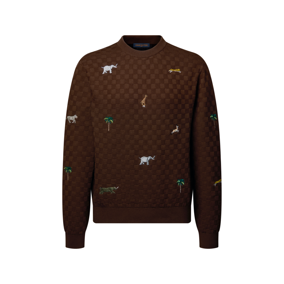 LV x The The Darjeeling Limited Embroidered Long-Sleeved Crewneck
